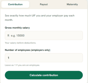 UIF Calculator